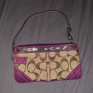 Coach wristlet